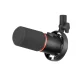Dinaminis žaidimų mikrofonas BOYA CastMic S60, USB ir XLR, juodas