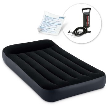 Intex 64141-68612 Air Mattress with Hand Pump, 191x99x25 cm