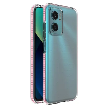 Telefono dėklas Spring Case skirtas Xiaomi Redmi 10, 1 mm TPU, šviesiai rožinis