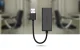 Ugreen USB 2.0 į RJ45 tinklo plokštė 100 Mbps, juoda