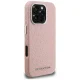 Karl Lagerfeld FW Stamped Karl MagSafe dėklas telefonui iPhone 16 Pro, rožinis