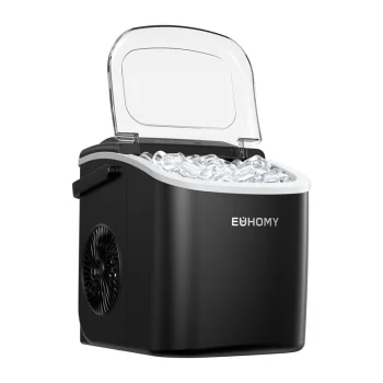 Euhomy IM001-BBL ledo kubelių gaminimo aparatas, 1.2 l, 12 kg, juodas