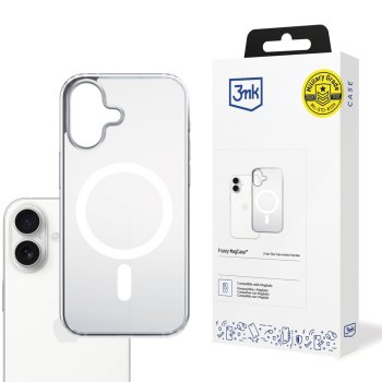 3Mk Protection iPhone 17 Frosty MagCase, white