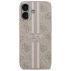 Guess 4G Printed Stripes MagSafe Phone Case Cover iPhone 17 - Pink