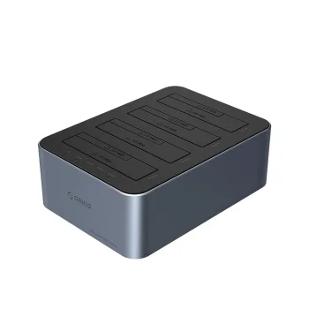 Orico 6646C3-C 4 diskų doko stotelė su klonavimo funkcija, pilka