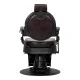 Barber Chair Gabbiano President Brown with Black Base