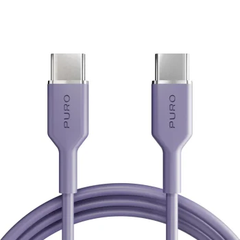 Puro ICON USB-C į USB-C laidas, 1.5m, violetinis