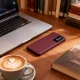 Tech-Protect Smart Wallet atverčiamas dėklas Samsung Galaxy S26 Ultra, bordo