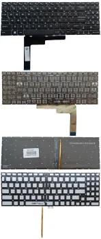Nešiojamojo kompiuterio klaviatūra MSI MS-1585 Katana 15 su RGB, US, juoda