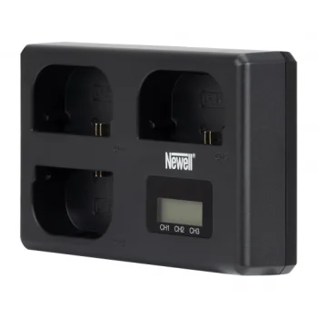 Trijų kanalų akumuliatorių įkroviklis Newell TT-USB-C, skirtas LP-E6 (Canon)