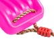 Kids Garden Swing Seat Plastic Adjustable Ropes 100kg, Pink