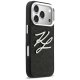 Karl Lagerfeld IML Glitter KL Diamond Logo Phone Case Cover iPhone 17 Pro - Black