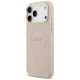 Guess Peony Hot Stamp MagSafe Case for iPhone 17 Pro Max, Pink