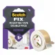 Dvipusė montavimo juosta veidrodžiams 3M Scotch-FIX, 19 mm x 1.5 m, balta