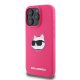 Karl Lagerfeld dėklas iPhone 16 Pro Max telefonui, fuksijų spalva