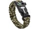 5-in-1 Survival Bracelet with Compass, Flint and Paracord, Camo