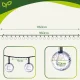 Gardlov 00024010 saulės energijos LED girlianda, 11.6 m, 100 LED, IP44
