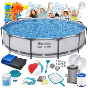 Karkasinis baseinas Bestway 56416-M, 366 x 76 cm, 16-in-1 rinkinys