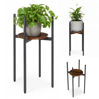 Modernhome ME-ATS09 Freestanding Flower Stand, Loft Style