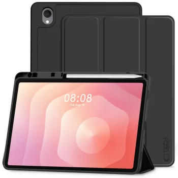 Tech-Protect SmartCase Pen dėklas Samsung Galaxy Tab S11 11.0 X730 / X736, juodas