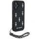 Karl Lagerfeld Saffiano Crystals w/Chain dėklas, skirtas iPhone 16, juodas