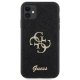 Guess dėklas iPhone 11 / XR telefonui Glitter Script Big 4G, juodas