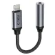 Tech-Protect UltraBoost Lightning į 3.5mm Mini Jack adapteris, juodas