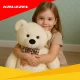 Pliušinis meškinas Kruzzel 26099, 100 cm, kreminis