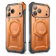 Supcase UB Grip Mag MagSafe dėklas iPhone 17 Pro Max, oranžinis-pilkas