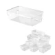 Clear Acrylic Drawer Organizer Set, 4 Sizes, 25 Pcs