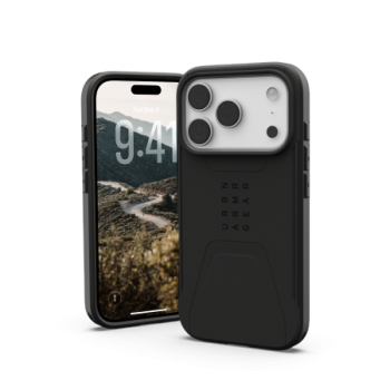 UAG Civilian MagSafe dėklas iPhone 17 Pro telefonui, juodas