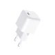 3mk Hyper Charger PD GaN 25W tinklo įkroviklis su USB-C laidu, baltas