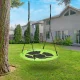 ECOTOYS gandralizdžio sūpynės vaikams 100cm, iki 150kg, žalios