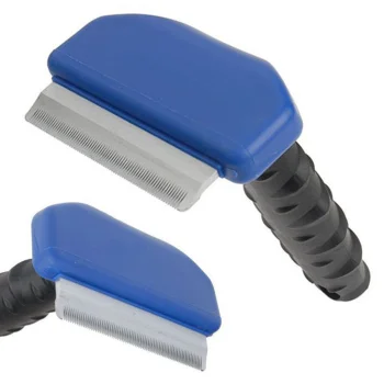 Pet Deshedding Trimmer Comb for Dogs and Cats, 4.5 cm, Blue/Black