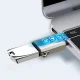 Joyroom S-H151 USB-C į USB-A Adapteris su OTG, Sidabrinis