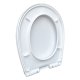 Duo-Sanit Universal Soft-Close Toilet Seat, White