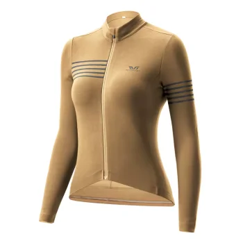Rockbros YPW065 TVI Women's Long Sleeve Cycling Jersey S - Yellow