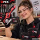 Akumuliatorinės elektrinės žirklės OPEX TOOLS OPX28021, 1500 mAh, USB-C, raudonos / juodos