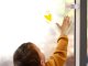 Child Safety Lock for Cabinets and Windows, 2 pcs, White