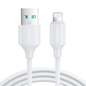 Joyroom A9 USB / Apple Iphone Lightning Data Charging Cable, 2.4A 2m, White