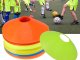 Flexible training cones with holes, 50 pcs
