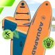 AquaPaddle Explorer Orange SUP irklentė su kėde, 335x84x15 cm
