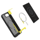 Spigen Rugged Armor Mag dėklas iPhone 16e telefonui, matinė juoda
