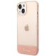 Guess Translucent Case for iPhone 14 Plus, Pink