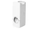 Automatic Toothpaste Dispenser and Wall Mounted Toothbrush Holder, White