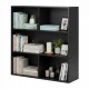 Pastatoma 3 lentynų lentyna ModernHome S-20-BC, juoda