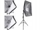 2x 135W Softbox Photo Studio Lighting Kit with Tripods