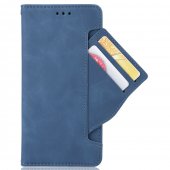 Nokia G300 Multiple Card Slot PU Leather Cover Case, Blue