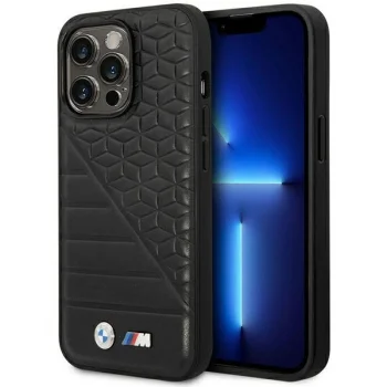 BMW Bi Pattern Phone Case for iPhone 14 Pro 6.1" - Black