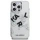 Karl Lagerfeld IML Sketched Graphic dėklas, skirtas iPhone 16 Pro, skaidrus